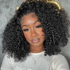 Item: Soul Lady Boom Curly Wig 13x4.5 HD Lace Front Wigs Hair Material: 100% Virgin Human Hair Wigs, No Fibbers & No Synthetic Hair Wig Density: 150%-180% Density ,Thick Full From Top To Ends; Enough to meet your requirement, bigger density wig is available for you. Hair Color: Natural Black Hair Texture: Jerry Curly Hair, Tight Bouncy Curly Hair. Hair Length: 12-14 Inch (Bob Style), 16-18 inch. Hair Features: Pre Plucked Hairline,100% True To Length. No Tangle,No Shedding, Healthy, Soft, No Imp 16 Inch Curly Wig, Natural Looking Curls, Hd Lace Frontal, Curly Bob Wigs, Short Curly Wigs, Curly Hair Wig, Curly Human Hair Wig, Texturizer On Natural Hair, Curly Wig