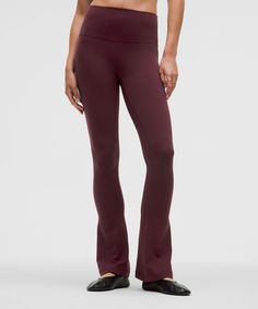 When Feeling Nothing Is Everything. Powered By Nulu Fabric, This Version Of Our Buttery-Soft Lululemon Align Pants Has A Subtle Flare At The Hem. Designed For Yoga And Casual. Hugs Your Body From Waist To Knee:flares Out Subtlety From The Knee To Hem:32" Inseam, Intended To Sit Just Off The Ground For Heights Of 55"-58". Back Drop-In Pocket. This Collections Great For Low-Impact Workouts Like Yoga Or Whenever You Want To Feel Really, Really Comfortable. | lululemon Align™ High-Rise Mini-Flare Pa Lululemon Full Length Yoga Pants, Fitted Lululemon Yoga Pants, Fitted Lululemon Yoga Pants For Yoga, Lululemon Fitted Yoga Pants, Lululemon Stretch Yoga Pants, Lululemon Align Pant, Flare Pant, Low Impact Workout, Lululemon Align