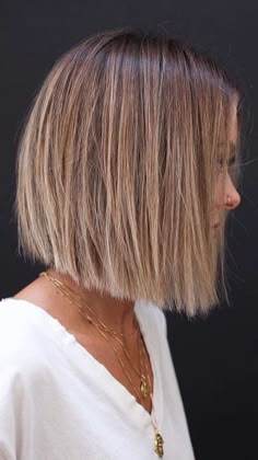 Tuns Bob Lung, Brown Blonde Hair, Easy Hair, Haircuts For Fine Hair, Hair Updo, Cool Hair Color, Brunette Hair Color, Balayage Hair