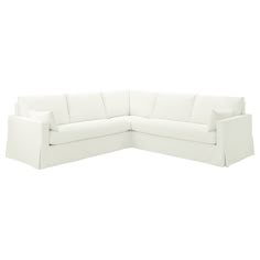 HYLTARP sectional, 4-seat corner, Hallarp white - IKEA Uppland Sofa Ikea, White Sectional Living Room, Ikea Sectional, Ikea Makeover, Family Sofa, Laminated Veneer Lumber, White Sectional, Kids Flooring, Ikea Sofa