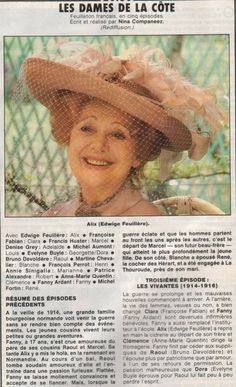 a newspaper article with an image of a woman wearing a hat and smiling for the camera