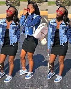 Black Teen Girl Outfits, Birthday Outfits For Black Women, Outfits Summer Modest, Girl Outfits Summer, Skirts With Sneakers, Outfits With Air Force Ones, Birthday Outfit For Teens, Outfits With Jordan 1s Fashion Styles, Nice Ideas