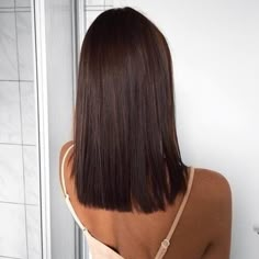 Platinový Blond, Rambut Brunette, Brown Hair Shades, Short Straight Hair, Haircuts Straight Hair, Short Hair Haircuts, Medium Hair Cuts, Shoulder Length Hair, Brown Hair Colors