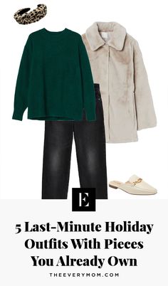 Daytime Holiday Outfit, Holiday Dinner Outfit, Holiday Party Outfit Casual, Emerald Sweater, Winter Holiday Outfits, Holiday Party Outfits, Casual Holiday Outfits, Casual Holiday Party, Outfit Ideas Winter