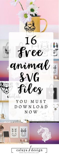 an animal svg file with the title overlaying it