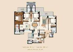 the floor plan of an apartment building