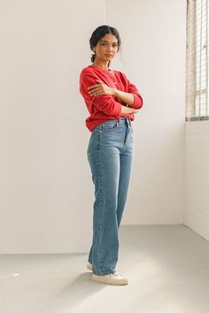 Jeans Stylish Outfit, Womens Jeans Outfits Casual Simple, Simple Jeans Outfit Casual, Everyday Outfits Casual Simple, Casual Day Outfits Winter, Simple Outfits For Women, Chic Everyday Outfits, Simple Everyday Outfits, Look Jean