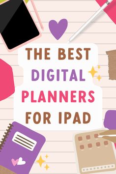 the best digital planners for ipad are you ready to use them? click on here