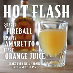 Fireball Drinks Recipes, Fireball Shots, Fireball Recipes, Fireball Drinks, Fireball Whiskey, Cocktail Shots, Rob Roy