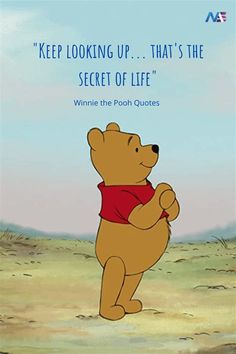 winnie the pooh quote with cartoon character