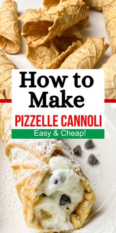 how to make pizza cannoli easy and cheap