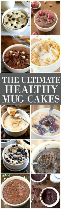 the ultimate healthy mug cakes recipe