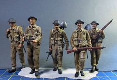 Military Art, British Army, Figurines, Miniatures, Art