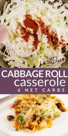 cabbage roll casserole with meat and vegetables