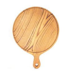 a wooden paddle on a white background