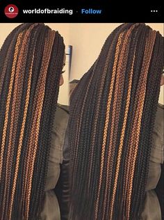 Half Color Knotless Braids, 2 Tone Box Braids, Fall Hair Colors Braids, Fall Braids 2024, Fall Box Braids Black Women, Braids For Black Women Color Combo, Fall Color Knotless Braids Black Women, 350 Color Braids, Autumn Braids For Black Women