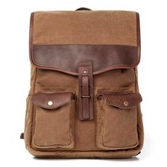 Smoke/Brown Classic Brown Backpack For Outdoor Use, Classic Brown Backpack For Outdoor, Rectangular Brown Waxed Canvas Backpack, Travel Laptop Bag In Brown With Waxed Finish, Travel Laptop Bag With Waxed Finish In Brown, Brown Waxed Finish Laptop Bag For Travel, Brown Travel Laptop Bag With Waxed Finish, Outdoor Brown Backpack With Leather Backing, Brown Canvas Backpack Functional Style