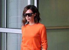 Victoria Beckham, V Neck, Women's Top, Color