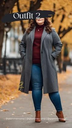 Inspirate en estos lindos outfits otoñales ❤️ creados especialmente para chicas curvy #modafemenina #chicascurvy #outfits #outfitsotoño #otoño Outfit Gorditas, Outfits Gorditas, Big Girl Fashion, Casual Work Outfits, Work Outfits Women