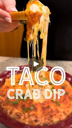 29K views · 37 reactions | POV: we just found the most Baltimore way to tackle game day with this Taco Crab Dip 🌮🦀 A fan favorite app with a little Old El Paso twist, all in under 30 minutes! 

Here's all you need:
👉1 8oz package Cream Cheese
👉1/4 cup mayo
👉1/4 cup sour cream
👉1 Tbsp Old El Paso Original Taco Seasoning
👉1 tsp Worcestershire sauce
👉Juice of ½ lemon
👉1 cup cheddar cheese
👉1 lb. crab meat (real or imitation)

Mix the cream cheese, mayo, sour cream, seasoning, Worcestershire sauce, and lemon until smooth. Stir in ¾ cup cheddar cheese and 1 lb. crab meat. Top with remaining ¼ cup cheese.

Bake at 350 for 20 minutes and you’re ready to taste your next dip obsession 😍 | Old El Paso