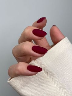 Fall Nail Red 2023 15 Ideas: Embrace the Season with Stylish and Trendy Nail Designs Red Matte Nails, Trendy Nail Design, Dipped Nails, Chic Nails, Matte Nails, Nail Manicure, Trendy Nails