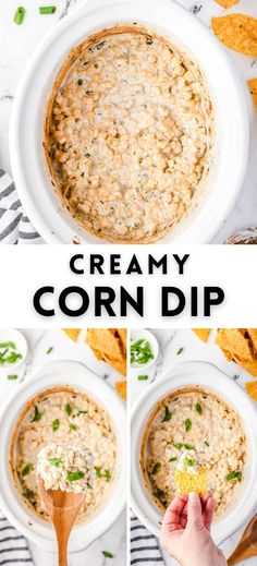 this creamy corn dip is the perfect way to use up leftover corn