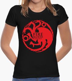 Camiseta Juego de tronos - Casa Targaryen Mens Tops, Mens Tshirts, Women's Top, T Shirt, Tela