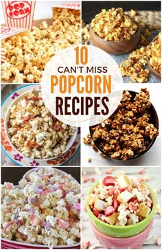 10 can't miss popcorn recipes