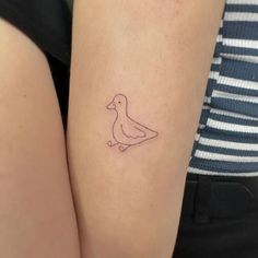 Duck Tattoo 30 Tattoo Ideas, Belfast Tattoo, 30 Tattoo, Matching Friend Tattoos, Duck Tattoos, Butterfly Tattoos For Women, Sibling Tattoos, Small Hand Tattoos, Funny Tattoos