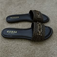 Guess Sandals Brand New Without Box Never Worn Brown Leather Women’s Size 7 Excellent Condition Pet & Smoke Free Home College Core, Outfit For Today, Guess Sandals, Guess Heels, My Style Outfits, Preppy Shoes, Ankle Sandals, Female Shoes, Shoe Wishlist