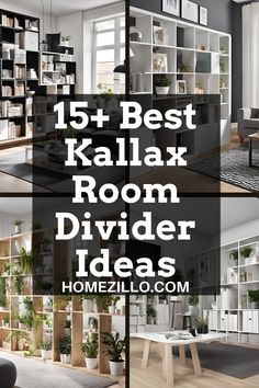 the best kallax room divider ideas