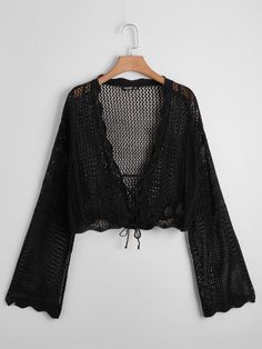 Goth Outfits Plus Size, Summer Goth Outfits, Black Lace Cardigan, Plus Size Goth, Cardigan Plus Size, Cardigan Crop Top, Plus Size Cardigans, Lace Sweater, Lace Cardigan