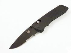 Benchmade 5400S Serum AXIS Dual-Action Auto 3.47 Serrated Edge 154CM Drop-point Blade knife, G10 Handle, Black Blade *** This is an Amazon Affiliate link. Check out this great product. Drop Point, Serum, Skin Care, Skin, Black