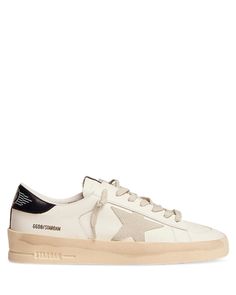 Golden Goose Men's Stardan Lace Up Sneakers Mens Golden Goose Sneakers Outfit, Golden Goose Men Sneakers, Golden Goose Stardan, Gold Goose Sneakers, Golden Goose Sneakers Sale, Golden Goose Co Creation, Lace Up Sneakers, Sneakers Online, Golden Goose