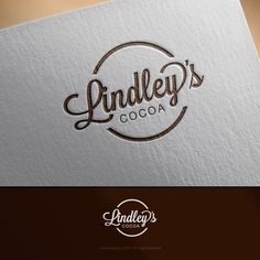 the logo for an italian restaurant called lindely's cocoa is shown here