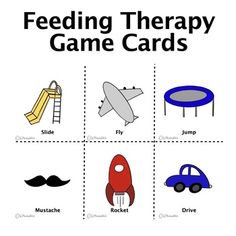 What's included:PDF download-This set includes 26 cards for therapeutic food exploration. How to use:-Card can be used separately or together and range from advanced to beginner. -Cards include imagination based and steps based boxes.-Help decrease the stress and increase the fun by changing uphow y... Feeding Therapy Activities, Feeding Therapy, Easy Toddler Activities, Oral Motor, Pediatric Occupational Therapy, Therapy Games, Speech Path, Pediatric Therapy