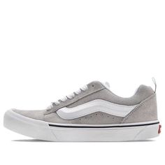 Vans Knu Skool 'Grey' VN0009QCBGJ Limited Edition Sneakers, Sport Sneakers, Me Too Shoes, Im Not Perfect, Grey, Quick Saves