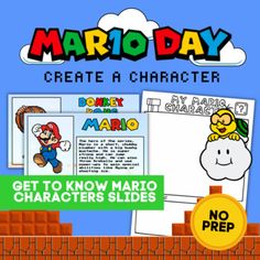 mario's character is shown on the cover of this video game, which features an image