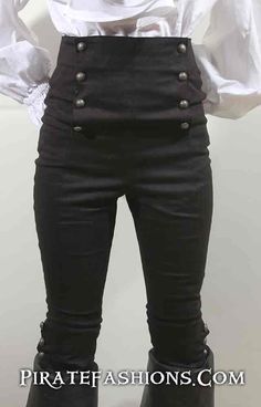 Women's Port Royal Breeches - Pirate Fashions Pirate Stuff, Mode Steampunk, Pirate Jacket, Pirate Outfit, Pirate Fashion, Royal Clothing, Port Royal, Black Sails, Royal Outfits