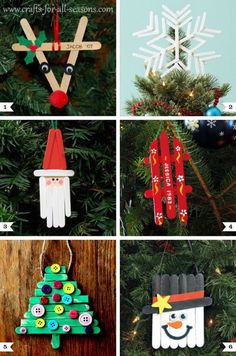 christmas crafts for kids that are easy to make and great for the holiday tree ornament