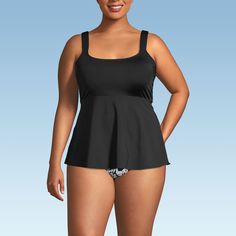 Make a splash in style and comfort with this Women's Flutter Tankini Top! After all every body is a beach body - all you need is the right swimwear to feel great and look amazing. Built to last with superior stretch this womens tankini top offers a flattering silhouette. The under-bust seam creates definition the fluttering fabric camoflauges your midsection and the padded straps never dig or pinch. It also has a soft cup bra for gentle lift and support where you need it most. Our amazing fabric Womens Tankini Tops, Blouson Tankini, Underwire Tankini Tops, Underwire Tankini, Womens Tankini, Tankini Swimsuit Top, Soft Cup Bra, Tankini Swim Tops, Swim Tankini