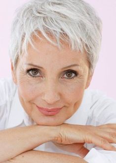 Short White Hair, Short Grey Hair, Hairstyles Over 50