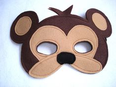 Hey, I found this really awesome Etsy listing at https://www.etsy.com/listing/127047019/monkey-felt-mask-for-children Monkey Felt Mask, Monkey Face Mask For Kids, Homemade Face Moisturizer, Boys Costumes, Monkey Mask, Printable Masks, Felt Mask, Children's Mask, Animal Masks