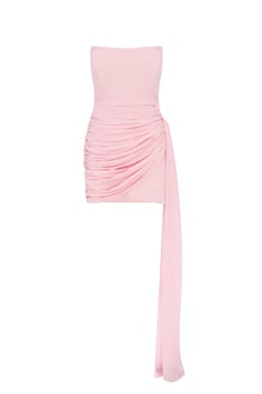 NIGHT LOVER DRESS - MUSK Draped Bodycon Dress, Dress Up Clothes, Cute Formal Dresses, Lover Dress, Pink Dress Short, Runaway The Label, Pink Cocktail Dress, Hoco Dress, White Long Sleeve Dress