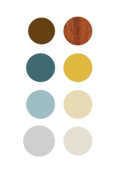 an image of different colors on a white background, including brown, blue and green