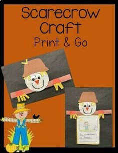 scarecrow craft print and go