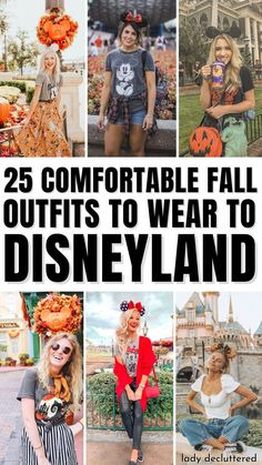 25 Comfortable Fall Outfits to Wear to Disneyland Disneyland Outfit Ideas Halloween, Disneyland Modest Outfits, La In October Outfit, Disneyland Outfits Fall Trendy, Comfy Disneyland Outfits Fall, Disney Parks Outfits Fall, Outfits For Disneyland In October, Halloween At Disney World Outfit, Disney World Outfit Inspiration