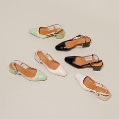 Baby Heels, Open Heels, Feminine Shoes, Classic Heels, Pointed Heels, Mary Jane Heels, Slingbacks