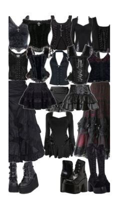 🥀 Wwwy Fest Outfits, Goth Styles Types Of, Gothic Girl Outfits, Vamp Goth Outfit, Goth Outfits Romantic, Vamp Style Outfits, Alt Prom, Goth Elegant, Goth Fits