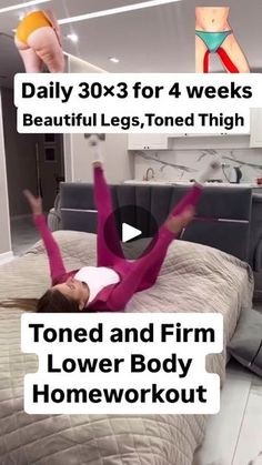 2.6K views · 4.1K reactions | Beautiful Legs and Toned Thighs Homeworkout 
#beautifullegs #tonedthighs #glutesathome #legsworkout #weightloss #fitnessmotivation #fitgirl #fitwomen #homeworkoutvideos | Kylie | Weightloss Expert 🇺🇸 Exercise Thighs, Tone Thighs, Home Workout Videos, Workout For Flat Stomach, Daily Exercise Routines, 30 Day Workout Challenge, Abdominal Exercises